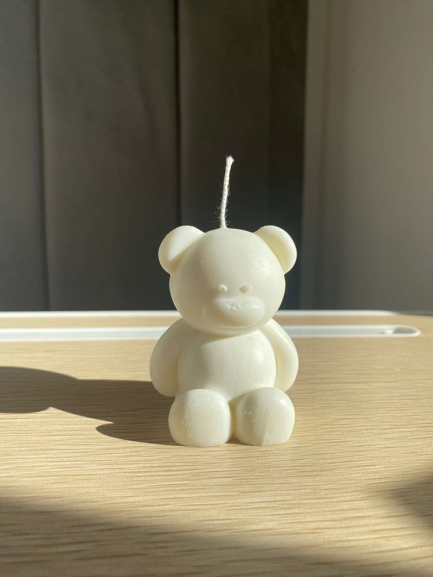 Teddy bear candle