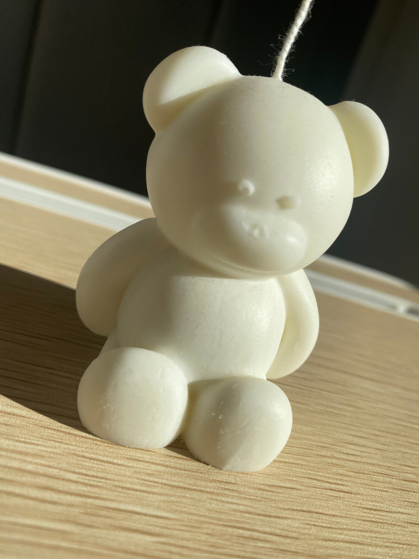 Teddy bear candle