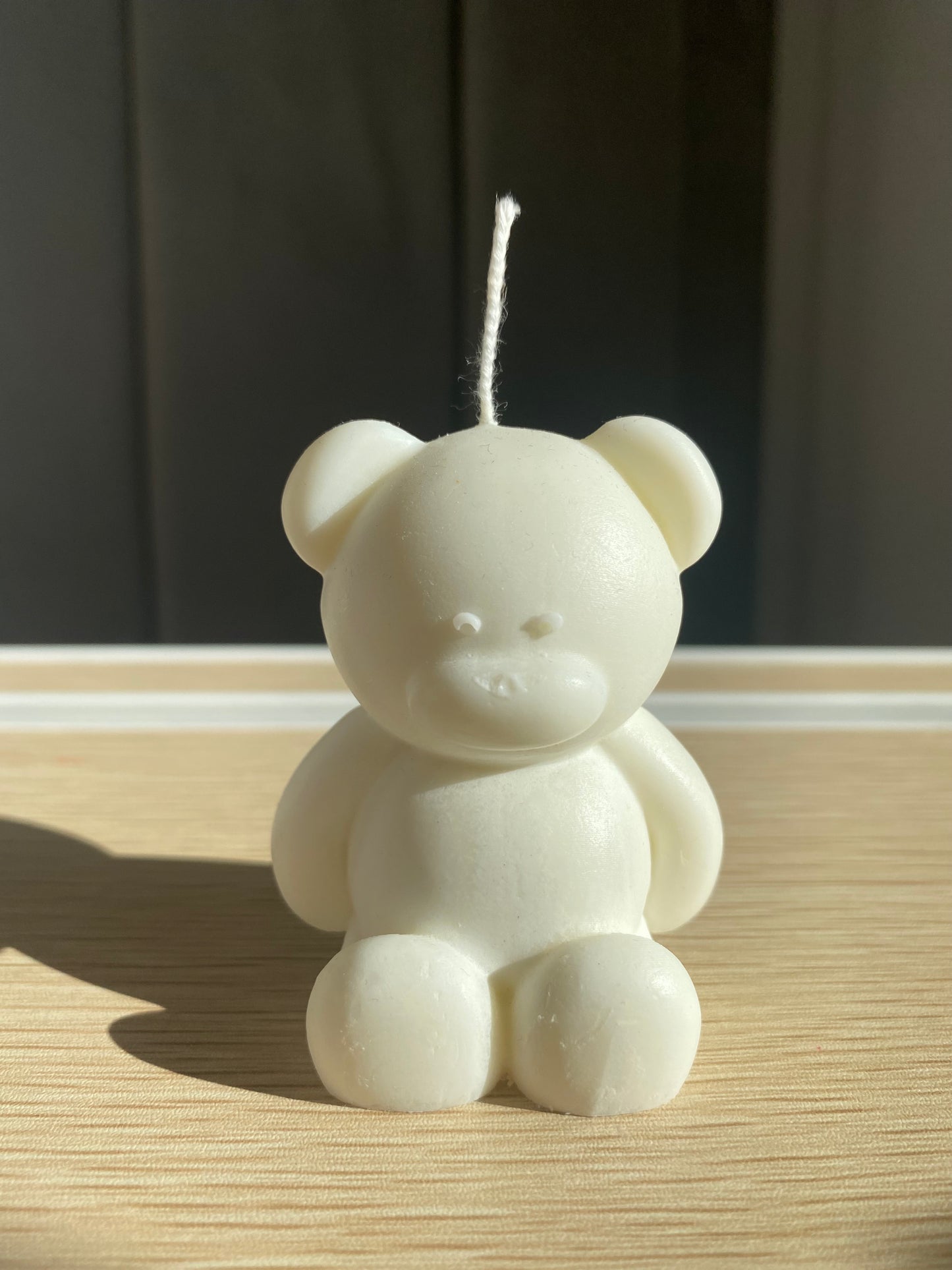 Teddy bear candle