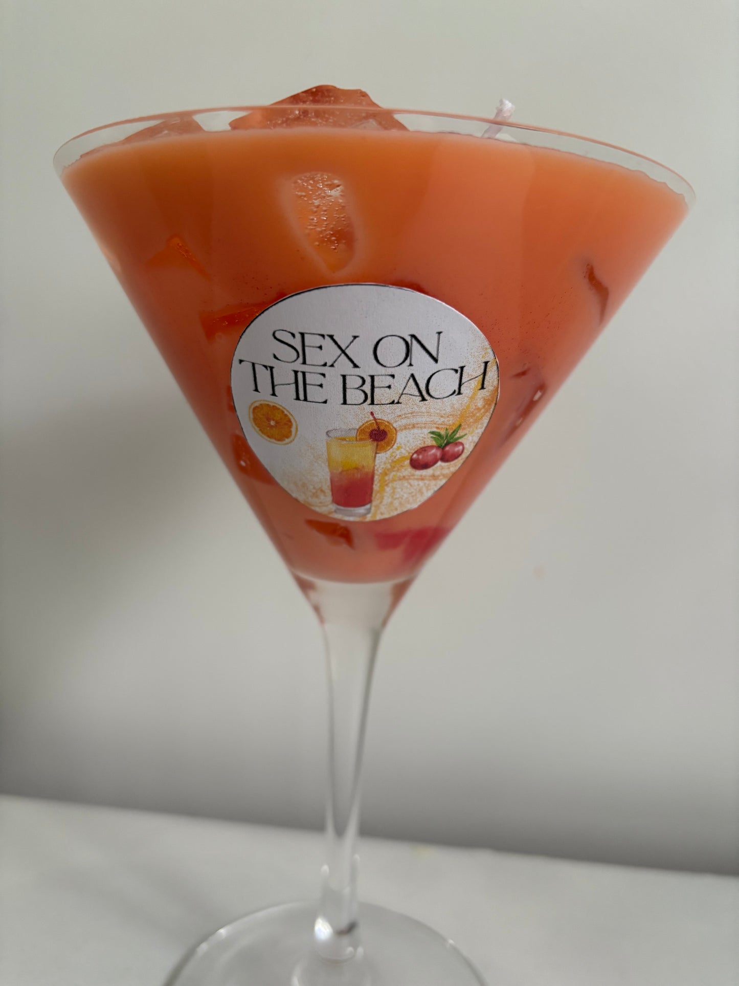 Sex on the beach candle