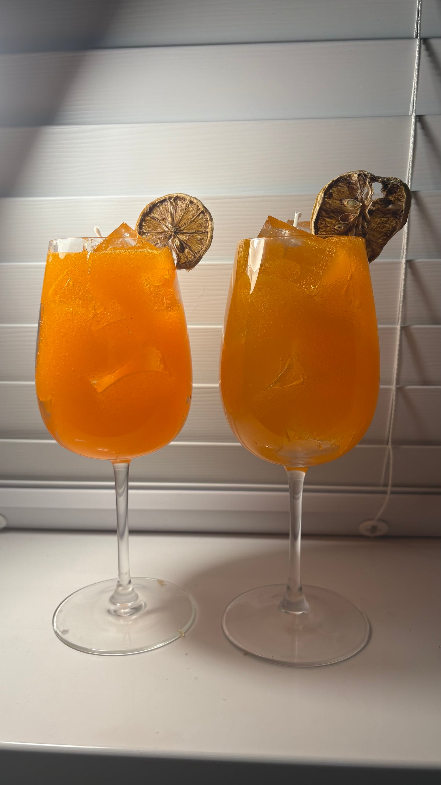 Aperol Spritz Candle