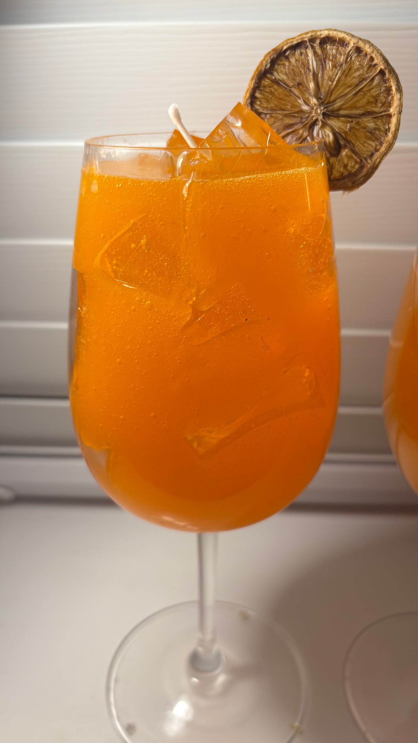 Aperol Spritz Candle
