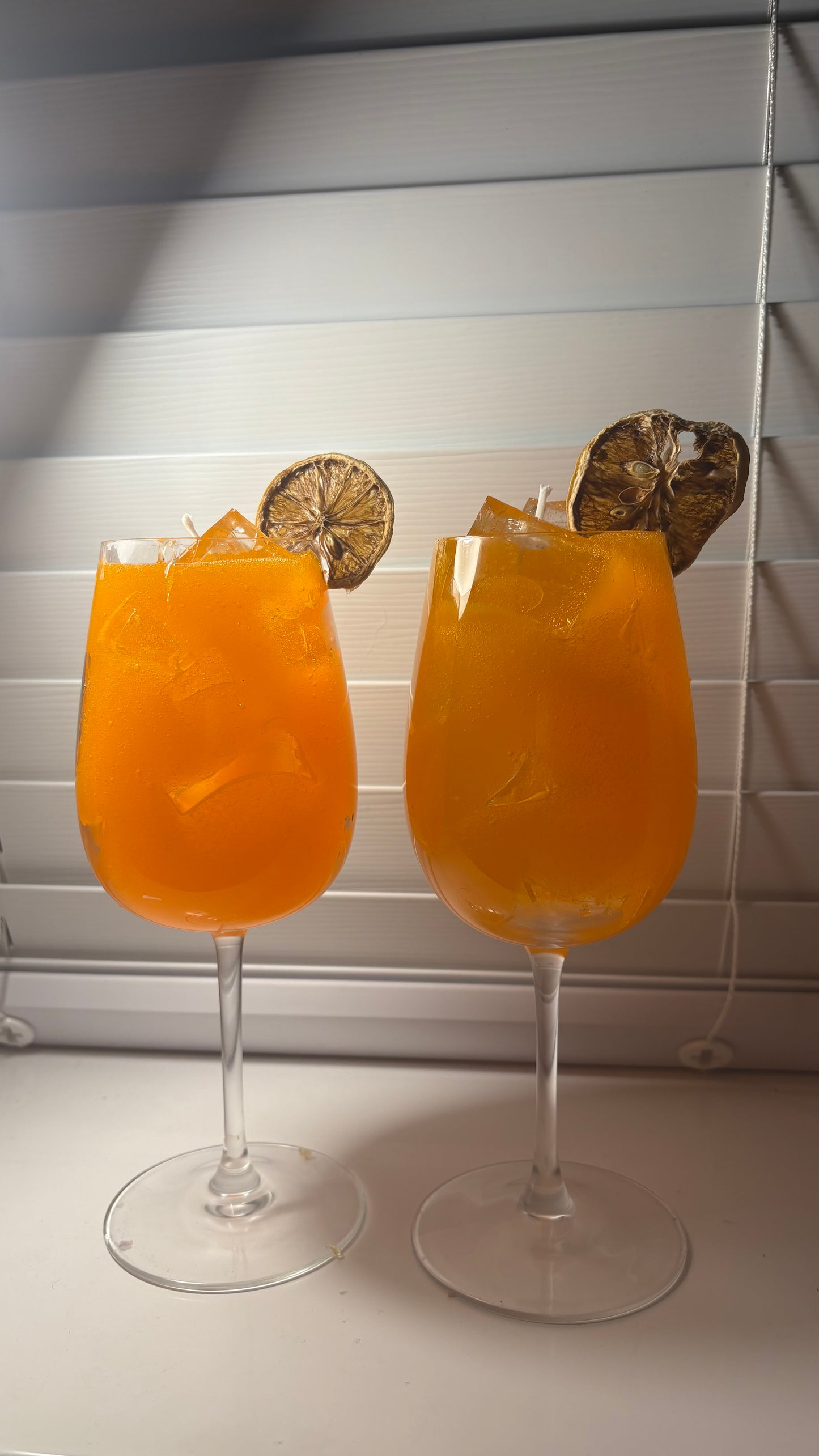 Aperol Spritz Candle