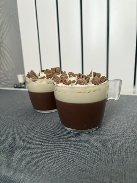 Hot chocolate candle