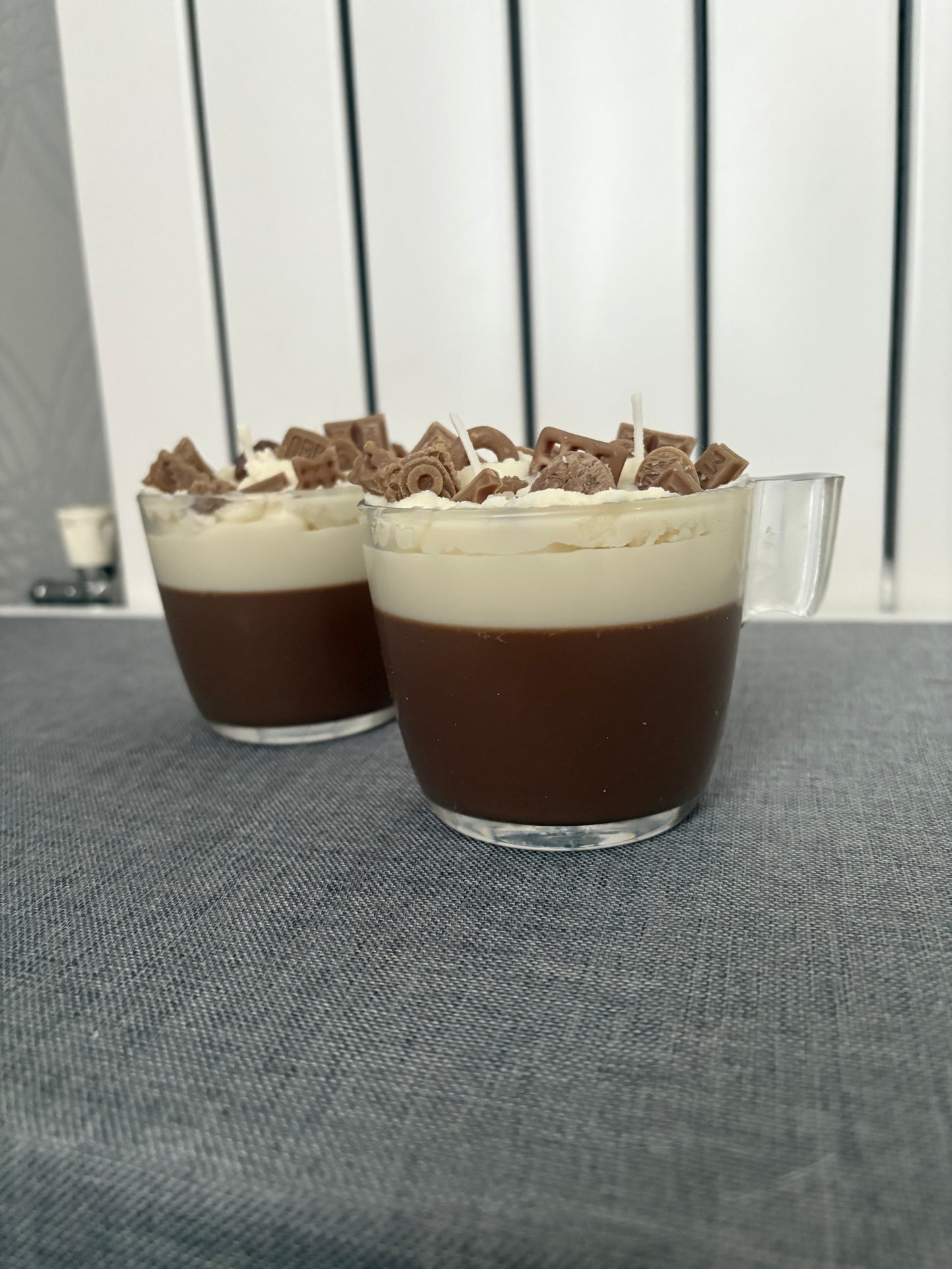 Hot chocolate candle